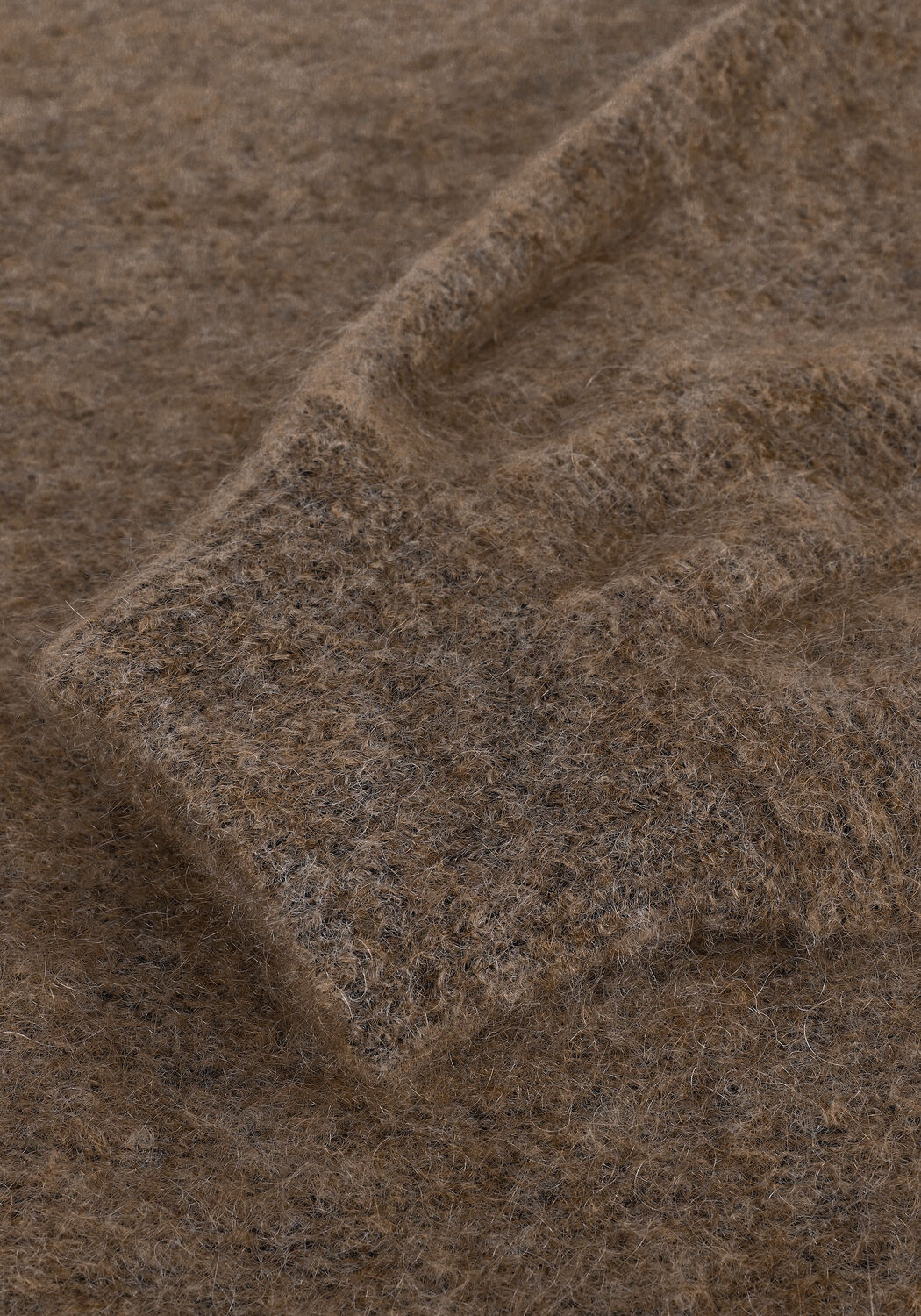 Braune SECOND FEMALE Pullover BROOK KNIT REVERSE DROP SHOULD - large