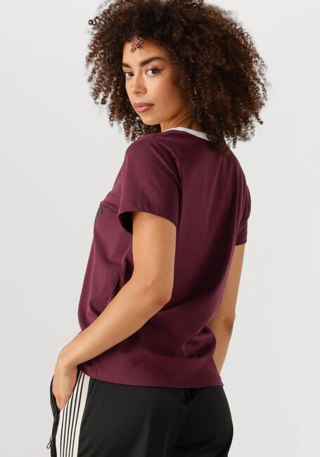 Bordeaux HAUTE L'AMITIÉ T-shirt NECKLINE LOGO TEE - large
