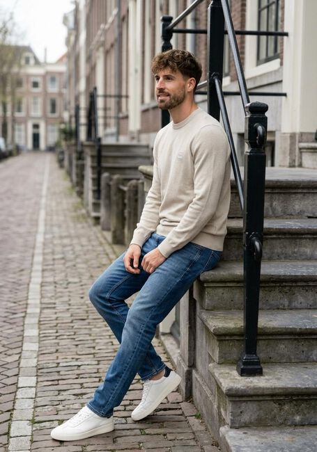 Beige BOSS ORANGE Pullover KANOVANO_S 10265856 01 - large
