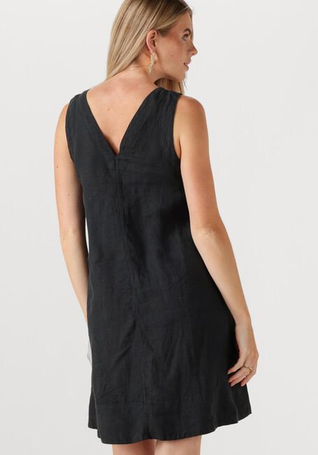 Schwarze SELECTED FEMME Minikleid SLFLINNA SL SHORT LINEN DRESS - large