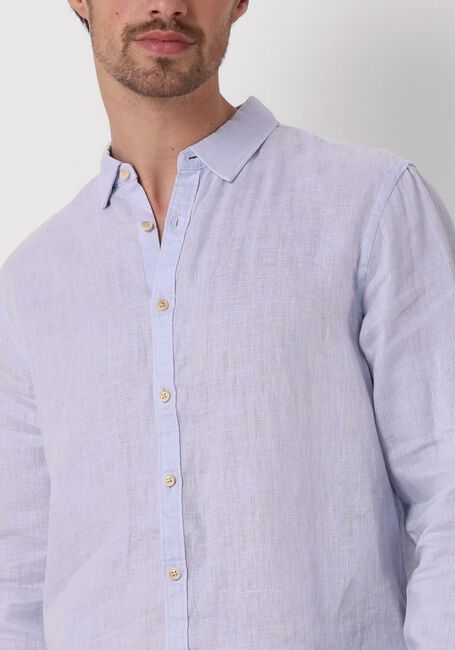 Hellblau SCOTCH & SODA Casual-Oberhemd LINEN SHIRT WITH ROLL-UP - large