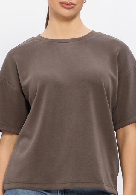 Braune MY ESSENTIAL WARDROBE T-shirt HELLEMW EMB BOXY TEE - large