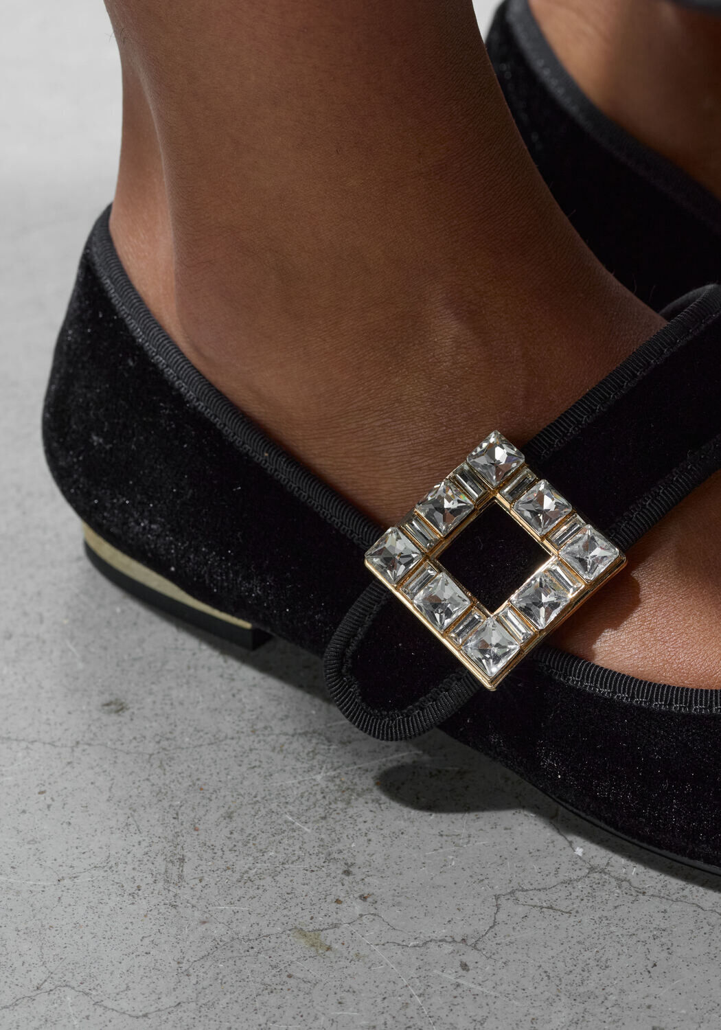 Schwarze STEFANO LAURAN Ballerinas BAILARINA ADORNO - large