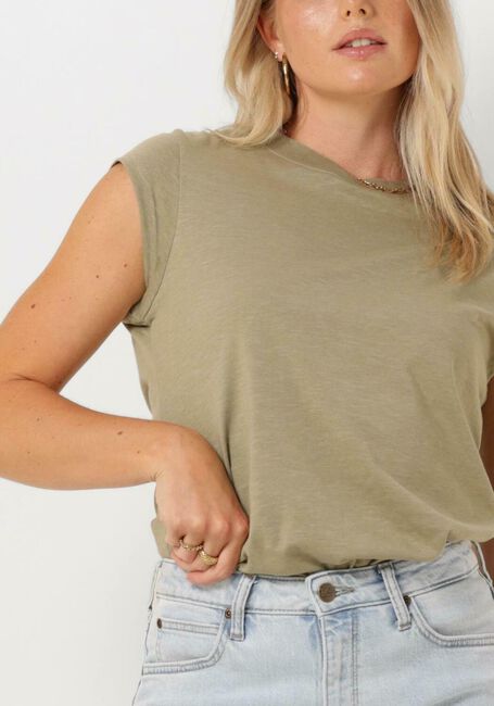 Olive CC HEART T-shirt CC HEART BASIC T-SHIRT (B0017) - large