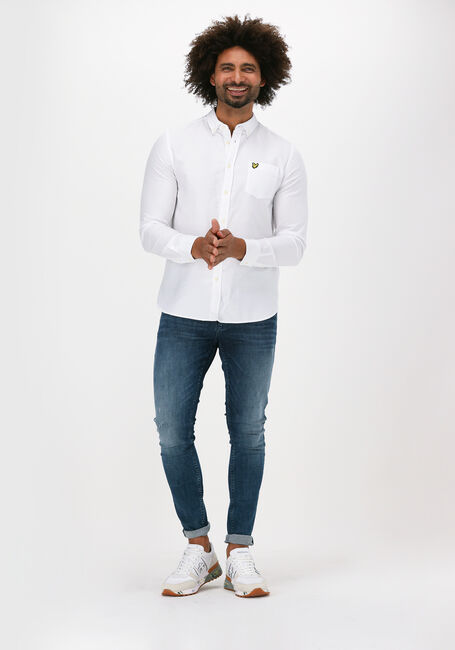 Weiße LYLE & SCOTT Casual-Oberhemd OXFORD SHIRT - large