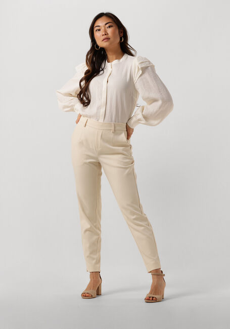 Beige OBJECT Hose OBJLISA SLIM PANT - large