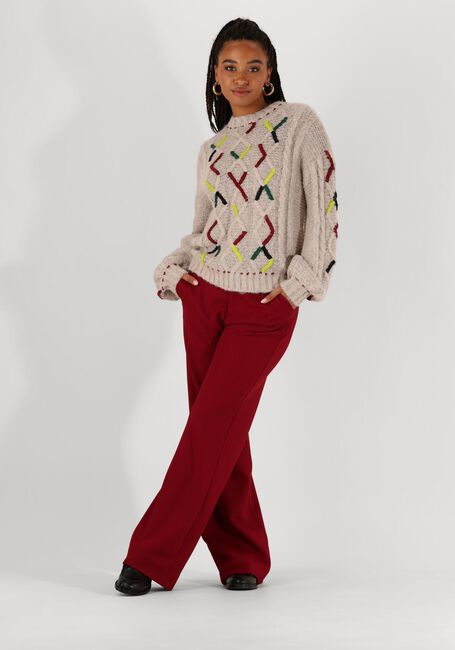 Rosane POM AMSTERDAM Pullover CABLE PINK - large