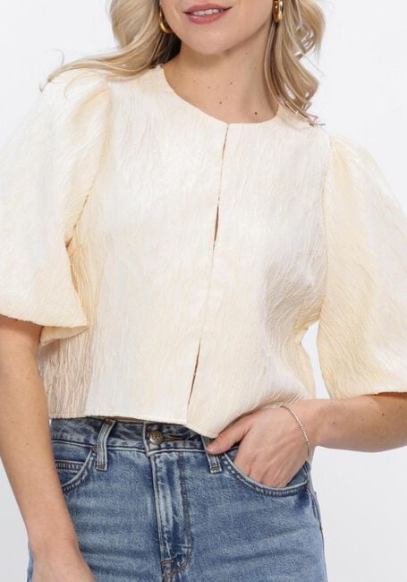 Beige Y.A.S. Blusen YASMINU 2/4 SHORT TOP S. NOOS - large