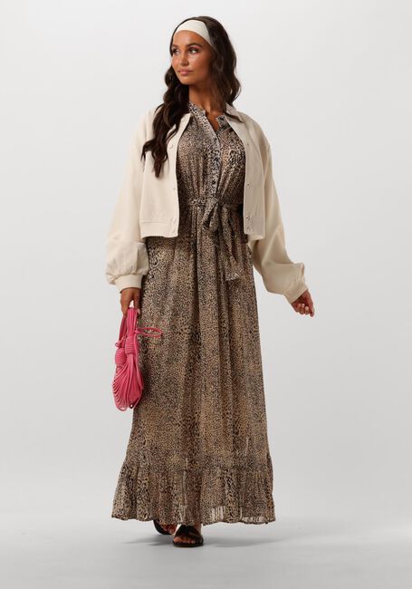 Sand OMODA ATELIER Maxikleid X FLORINE MAXI DRESS - large