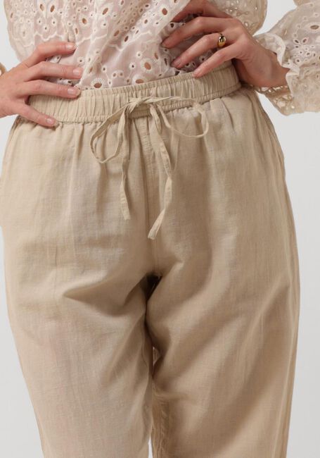 Beige NEO NOIR Weite Hose SONAR LINEN PANTS - large