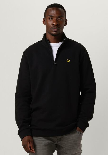 Schwarze LYLE & SCOTT Sweatshirt QUARTER ZIP SWEAT - large