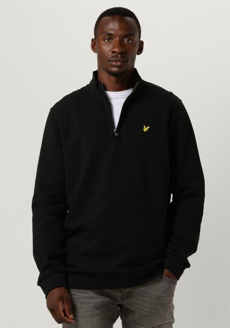 Schwarze LYLE & SCOTT Pullover QUARTER ZIP SWEAT - large