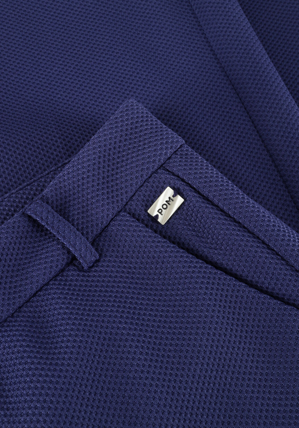 Dunkelblau POM AMSTERDAM Hose WIDE LEG PANTS SAPPHIRE - large