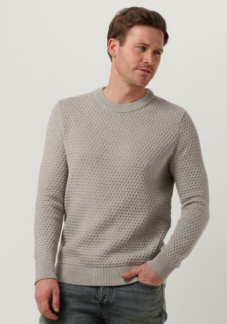 Dunkelgrau SELECTED HOMME Pullover REMY LS KNIT ALL STU CREW NECK W CAMP - large