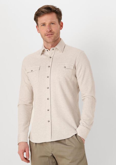 Beige PROFUOMO Casual-Oberhemd OVERSHIRT WESTER - large