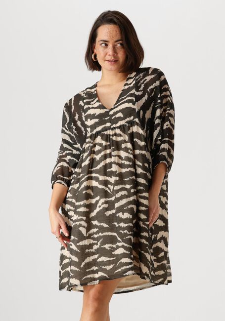 Schwarze BY-BAR Minikleid PHILOU ZEBRA DRESS - large
