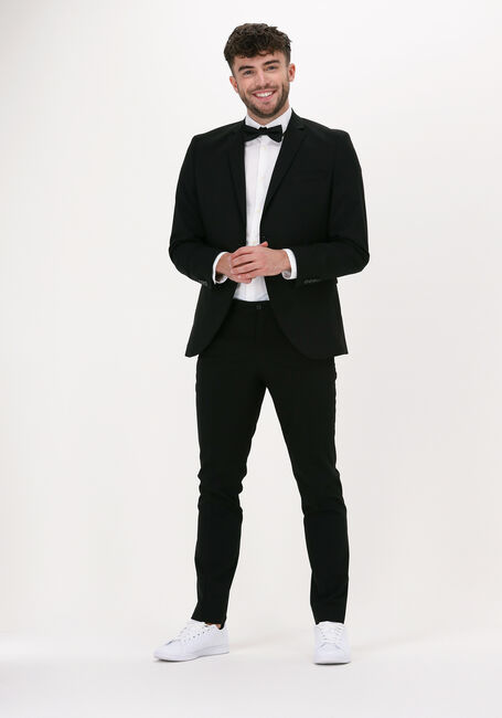 Schwarze SELECTED MEN Hose SLIM-MYLOLOGAN PANTALON - large