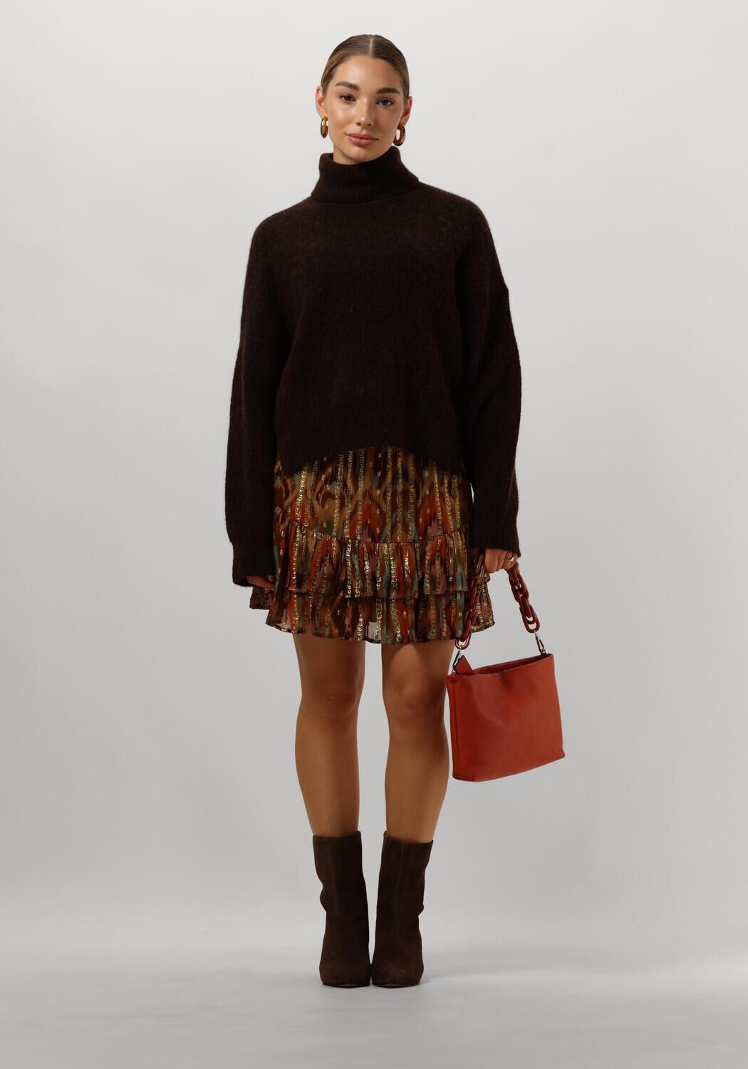 Orangene GIANNI CHIARINI Umh&auml;ngetasche BRENDA 8265 - large