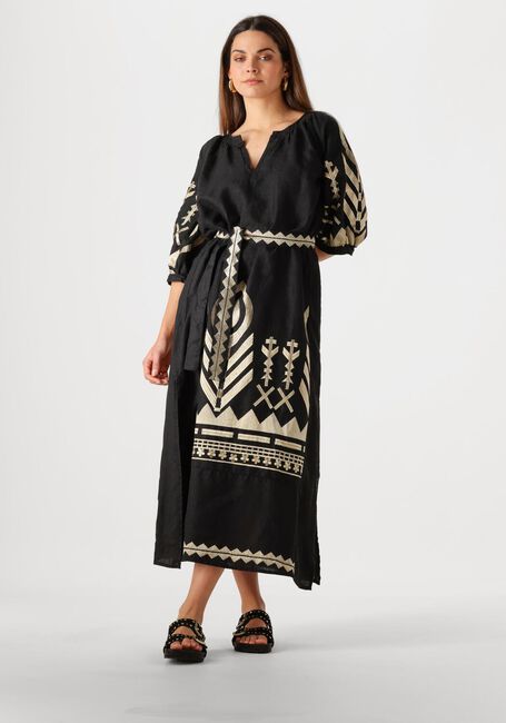 Schwarze GREEK ARCHAIC KORI Maxikleid 230654 - large