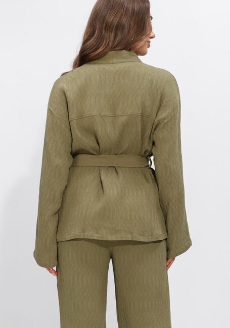 Olive ANOTHER LABEL Blazers ALPERRINE CRINCKLE JACKET - large