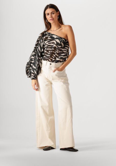 Schwarze BY-BAR Blusen BELLA ZEBRA BLOUSE - large