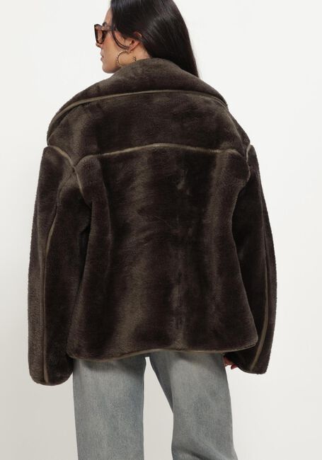 Gr&uuml;ne GRACE & MILA Teddy-Jacke COAT - large