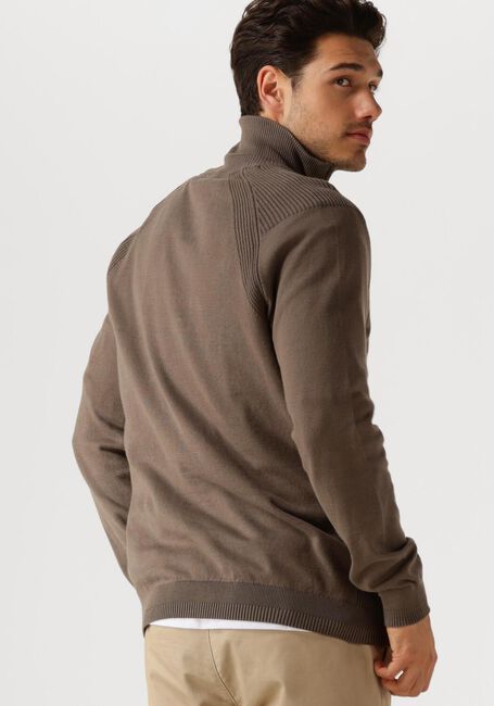 Braune CAST IRON Pullover HALF ZIP COLLAR COTTON STRETCH - large