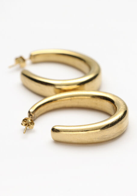 Goldfarbene NOTRE-V Ohrringe OORBELLEN GROOT MAT - large