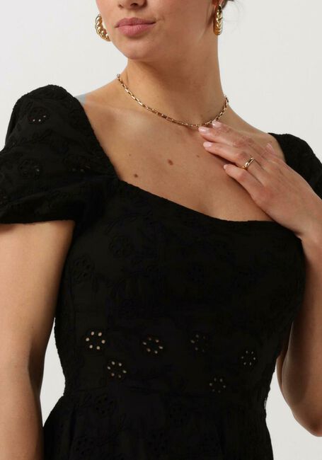 Schwarze GUESS Minikleid SS CLIO FLARE MIDI DRESS - large