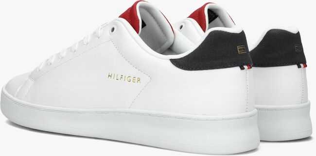 Weiße TOMMY HILFIGER Sneaker low RETRO COURT CLEAN CUPSOLE - large