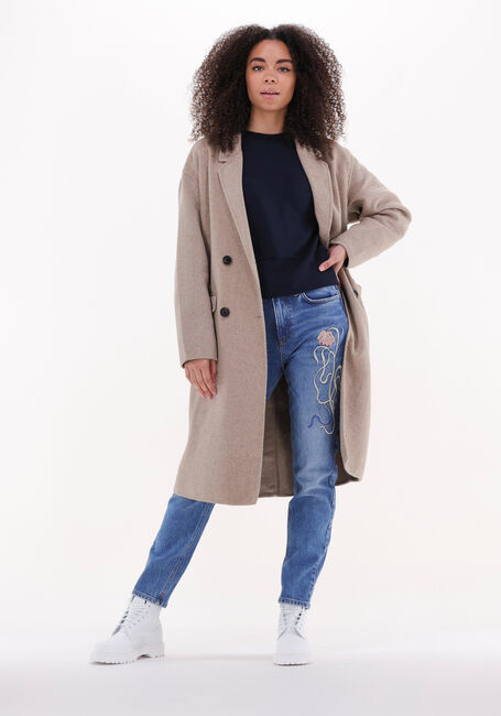 Sand SCOTCH & SODA Mäntel DOUBLE BREASTED WOOL BLEND COAT - large