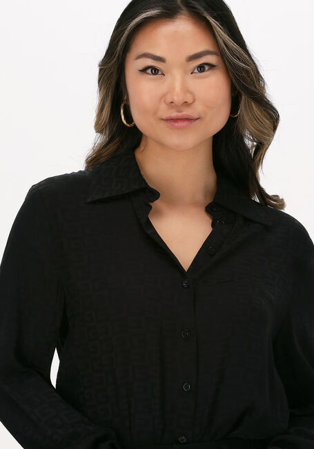 Schwarze GUESS Blusen LS LOLA SHIRT - large