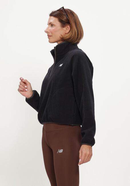 Schwarze NEW BALANCE Pullover & Cardigans SPORT POLAR FLEECE HALF ZIP - large