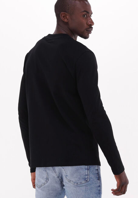 Schwarze PUREWHITE Polos & T-Shirts CREWNECK JERSEY LONG SLEEVE WITH GRAPHIC PRINTS - large