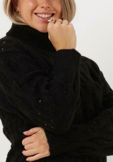 Schwarze SILVIAN HEACH Rollkragenpullover LUPETTO M/L- SWEATER - large