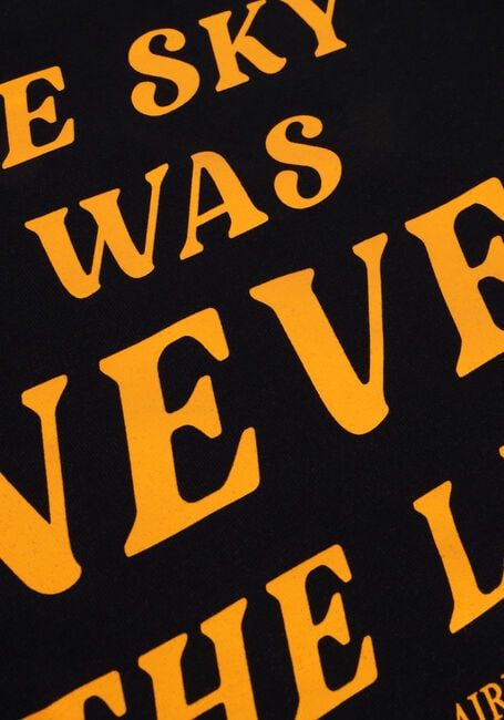 Schwarze AIRFORCE T-shirt THE SKY WAS NEVER THE - large