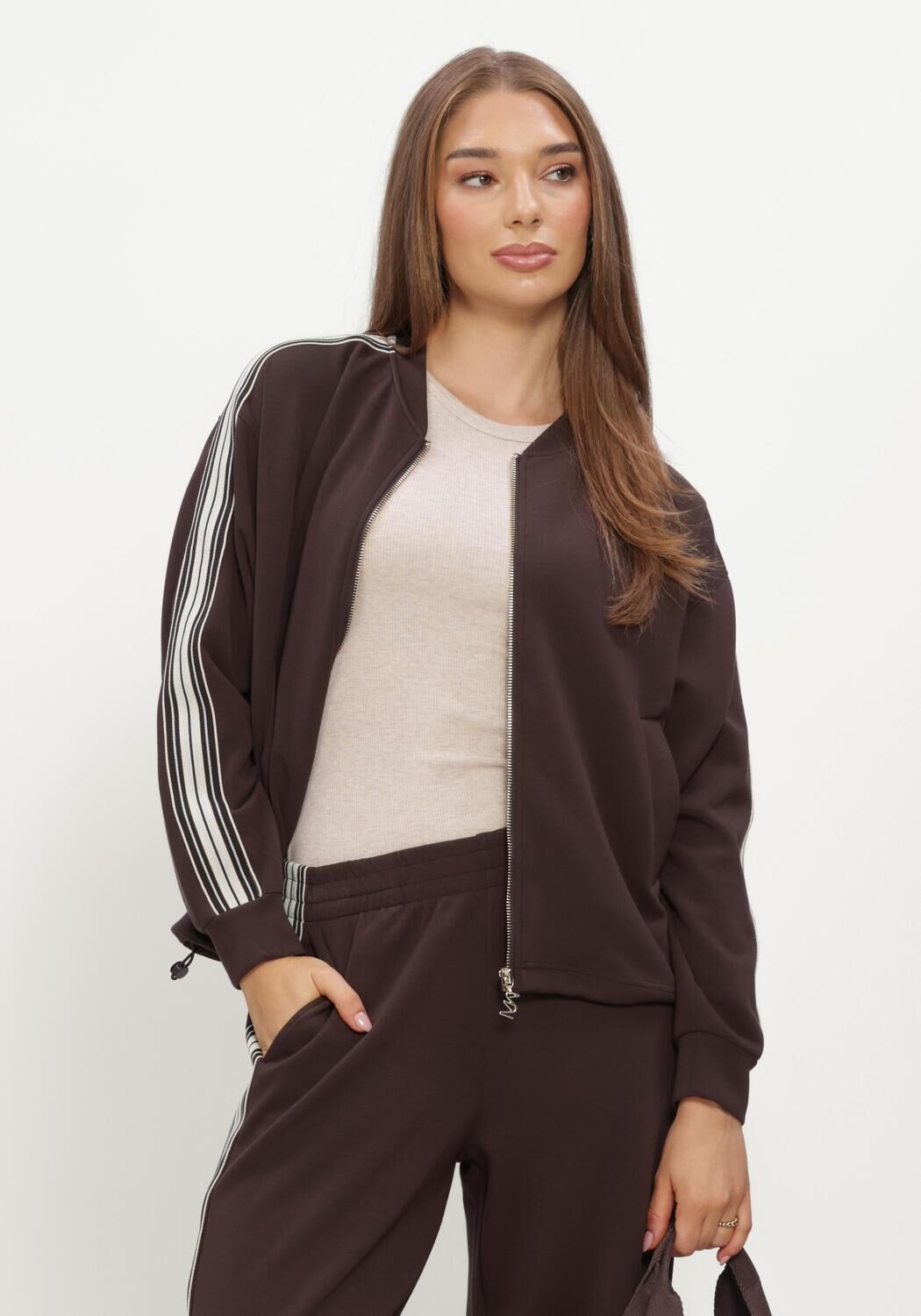 Braune MOS MOSH Jack MMARDIE LS ZIP SWEATCARDIGAN - large