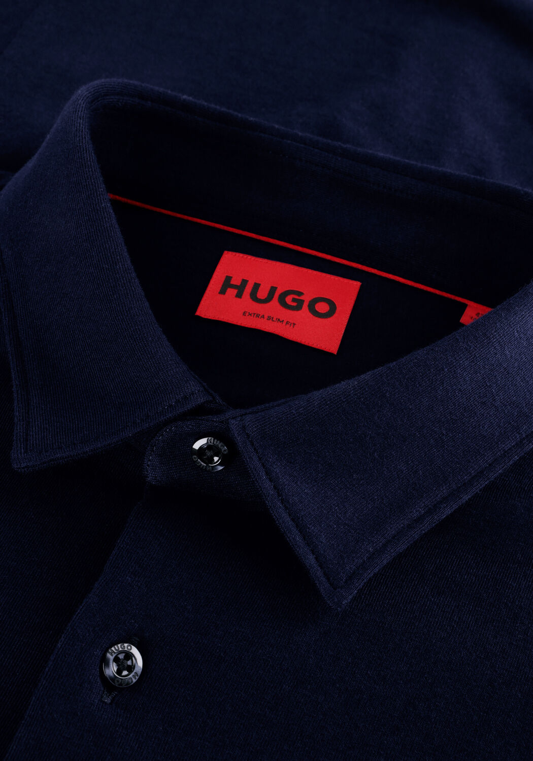 Dunkelblau HUGO Klassisches Oberhemd ELISHA02 - large