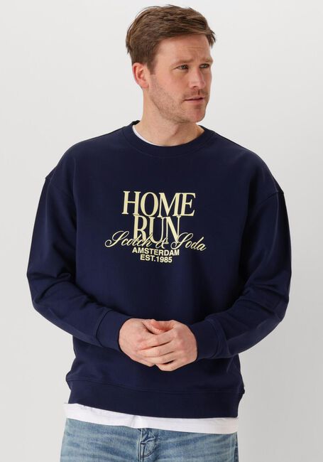 Dunkelblau SCOTCH & SODA Sweatshirt FRONT RELAXED FIT SWEATSHIRT - large