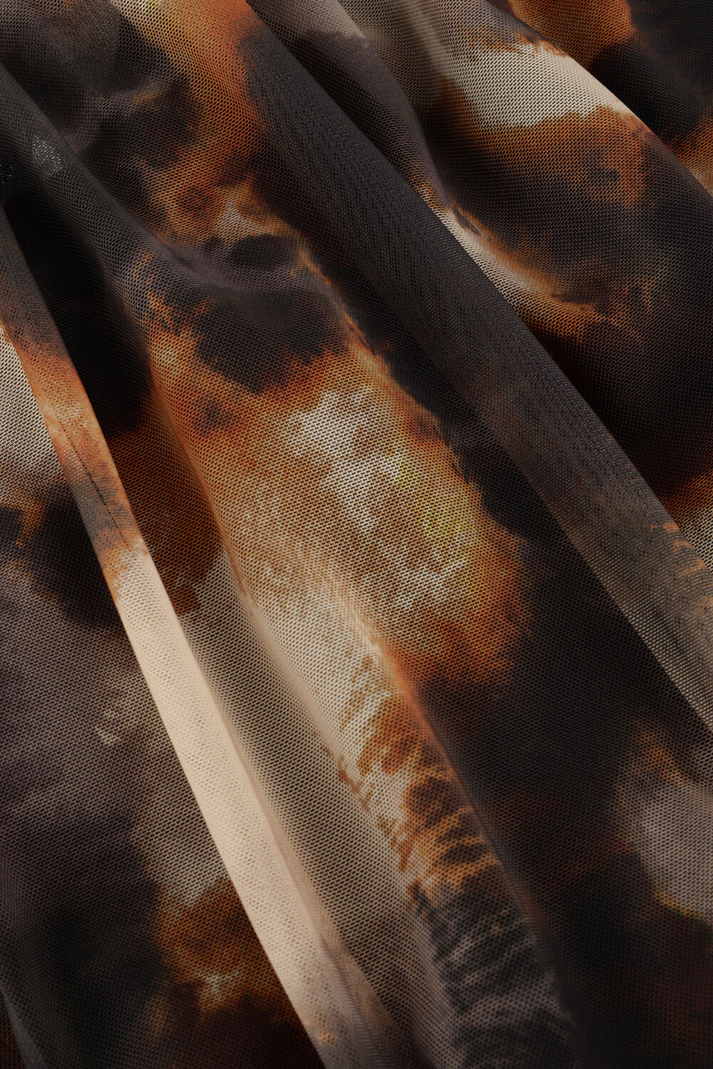 Braune GESTUZ Tops & T-shirts BEHKAGZ MESH TOP - large