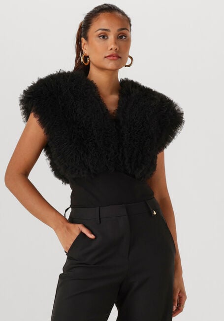 Schwarze HAUTE L'AMITIÉ Top NEW FUNKY BODYSUIT - large