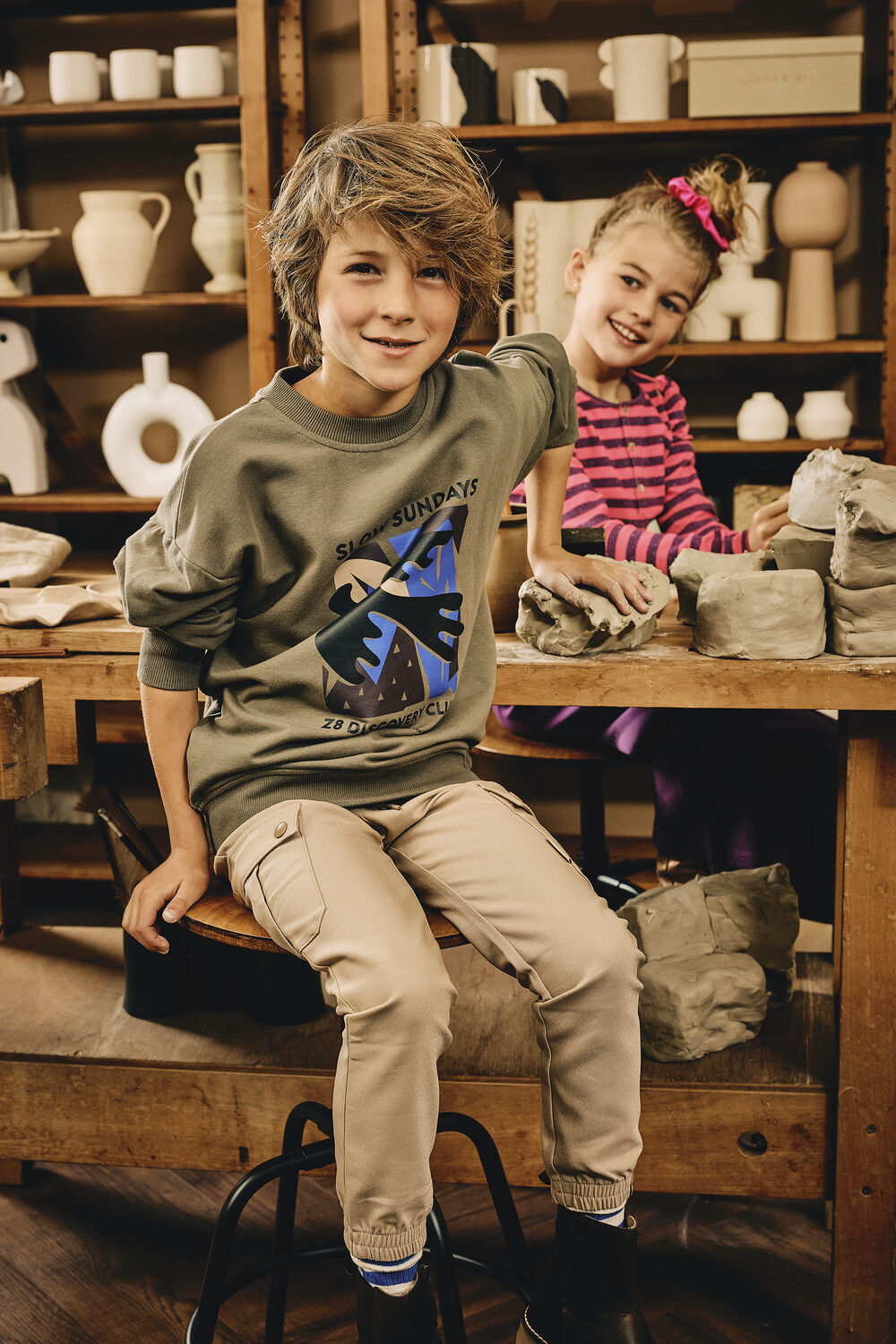 Olive Z8 Sweatshirt ZENO - large