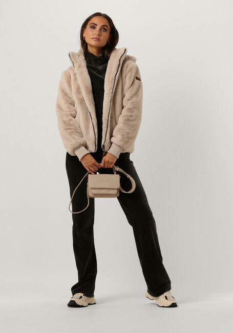 Ecru MOSCOW Fake-Fur-Jack 08-08-EVELYN-1 - large