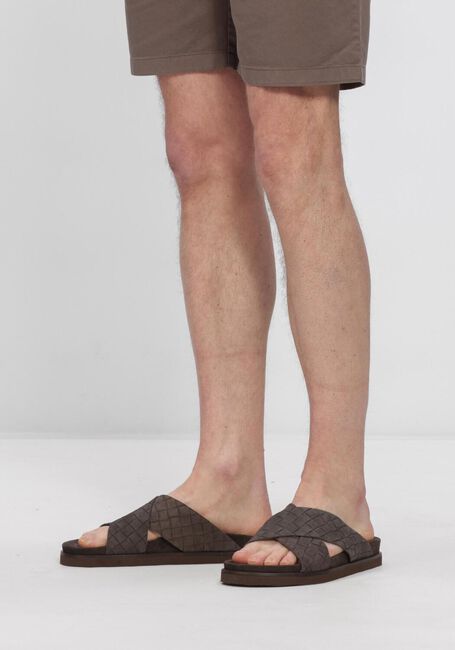 Braune STEFANO LAURAN Pantolette 26001 - large