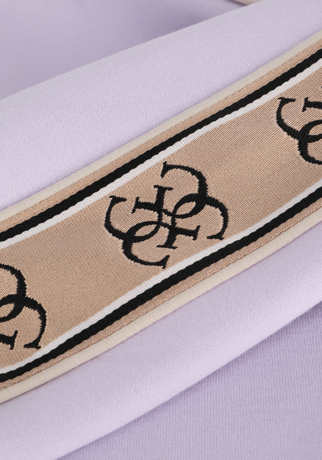 Lila GUESS Strickjacke BRITNEY CROP ZIPPED - large