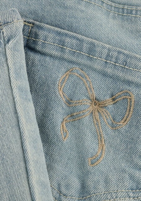 Hellblau DAILY7 Schlaghose DENIM FLARED FIT BOW - large