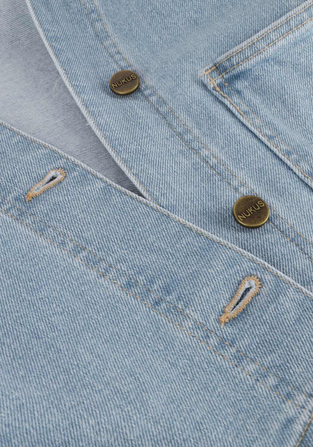 Blaue NUKUS Jeansjacke SAGE JACKET - large