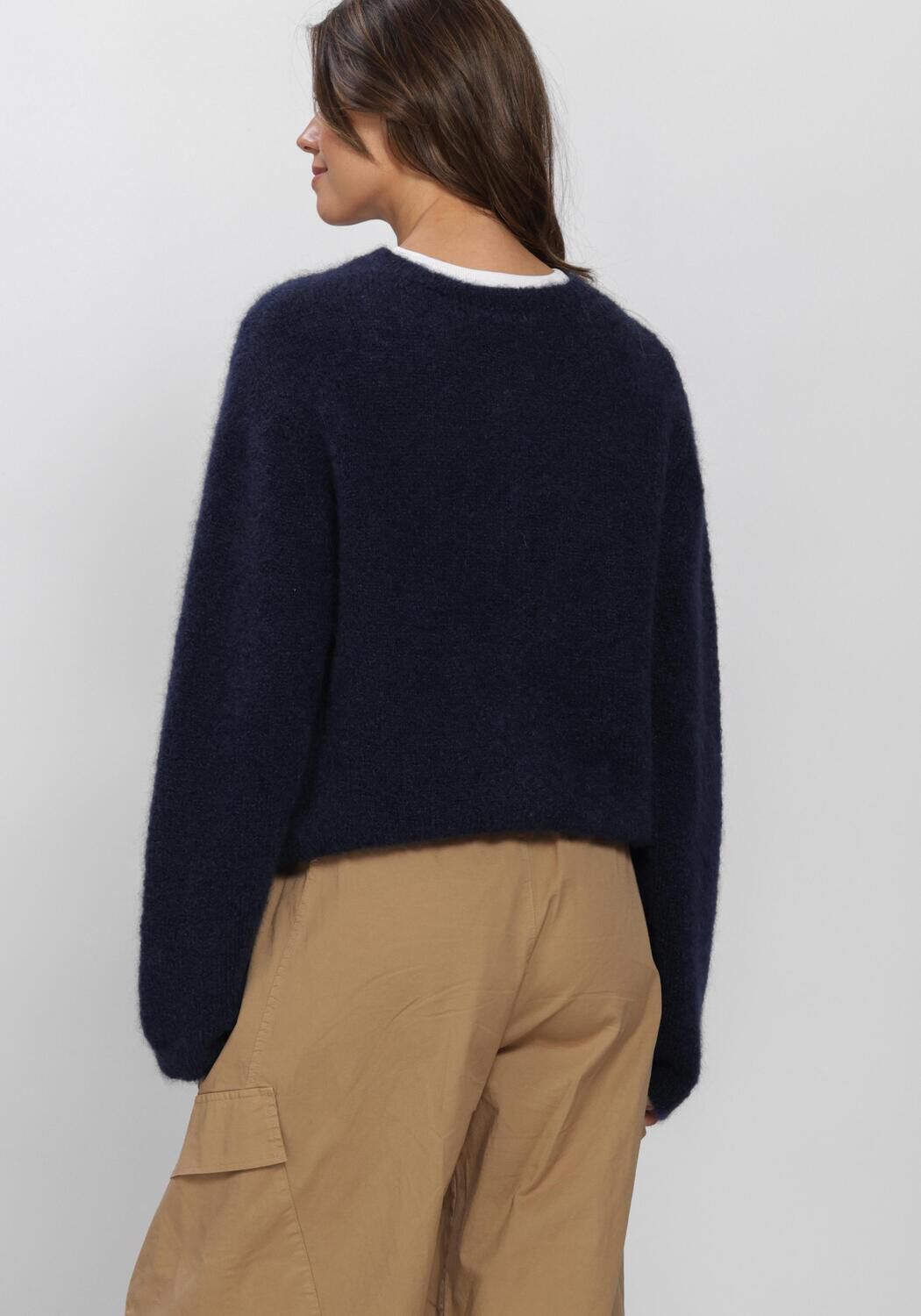 Dunkelblau BY-BAR Strickjacke CLEO CARDIGAN - large