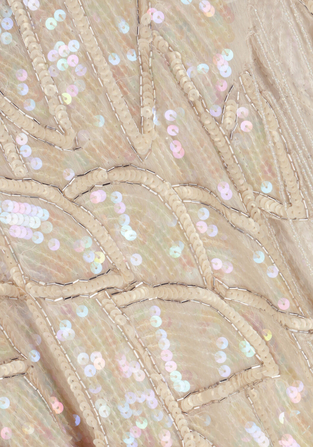 Nicht-gerade weiss Y.A.S. Brautmode YASCECILIE SEQUIN CAPE - CELEB - large