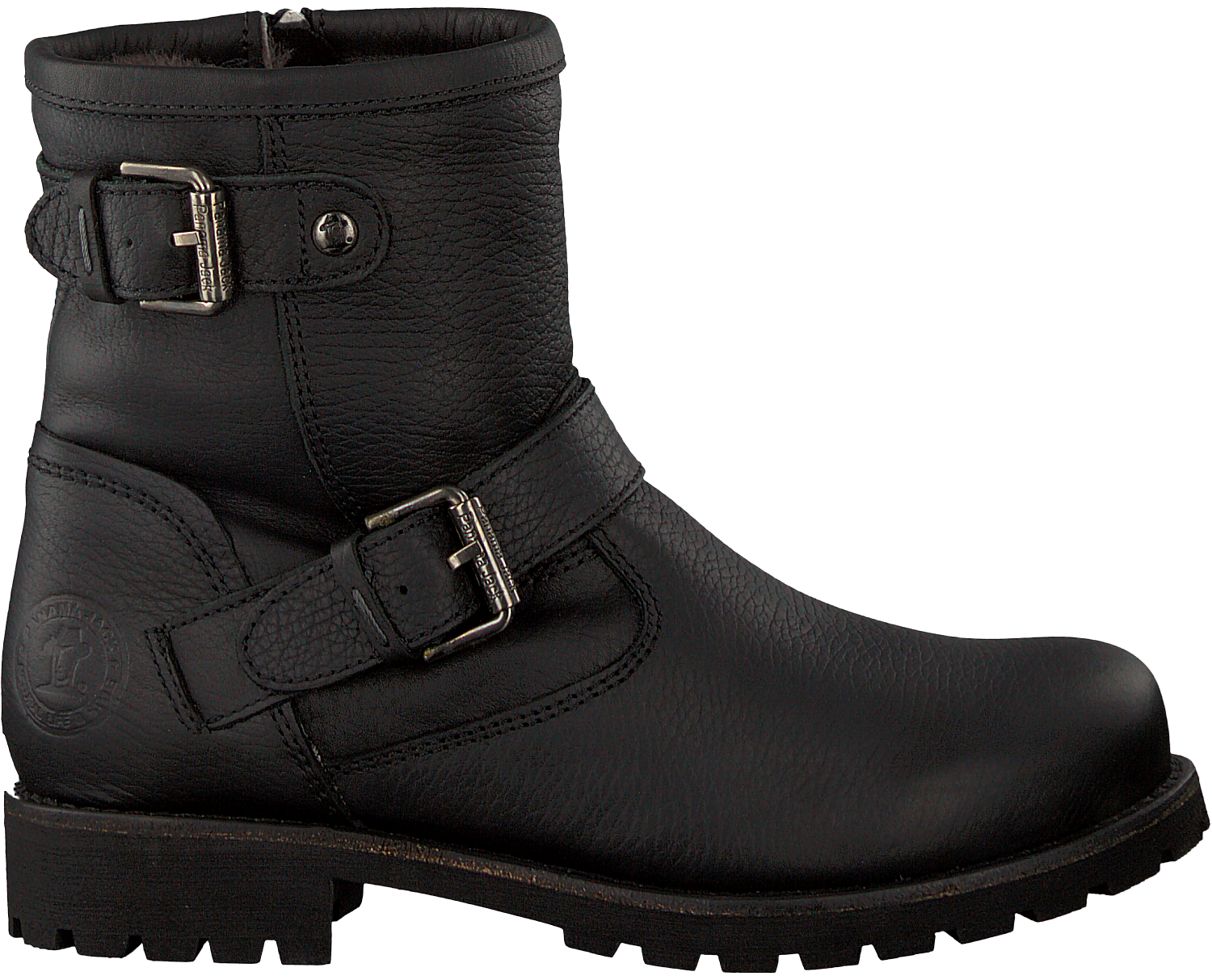 Schwarze PANAMA JACK Biker Boots FELINA IGLOO B11 Omoda